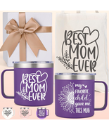 Mother&#39;s Day Gifts for Mom Her, 14Oz Best Mom Ever-Favorite Child Mug &amp; ... - £23.79 GBP