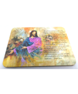 Christianity Jesus Christ Table Hot Pad/ Plaque Cork Back HP0030 Vintage... - $16.43