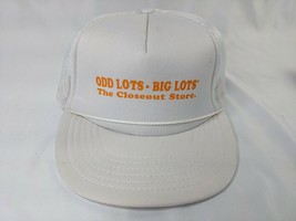 Odd Lots Big Lots Snapback Hat Tan Orange Foam - $19.76