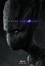 Avengers End Game Poster Groot Marvel Movie Art Print 14x21 24x36&quot; 27x40&quot; 32x48&quot; - £9.51 GBP+