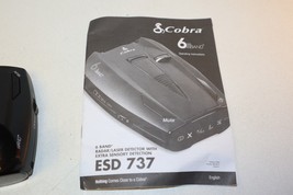 Cobra Radar Detector 360 Laser ESD 737 With Power Cable, Suction Mount &amp; Manual - £18.19 GBP
