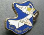 ARMY AIR FORCE NOSE ART PINUP ANGRY ANGEL GIRL LAPEL HAT PIN BADGE 1 INCH - $5.74