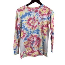 Roudelain Long Sleeve Tie Dye Lounge Sleep Top Size Small New - £13.68 GBP