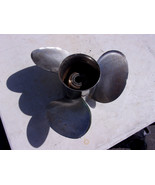 Clean Used Michigan 15x17 RH Stainless Outboard Propeller # SSM292-0 - $107.30 CAD