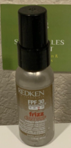 REDKEN Frizz Dismiss Fpf 30 Instant Deflate Leave-In 1 Oz Smoothing Oil Serum - £8.62 GBP