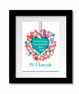 PS I Love You - Beatles Song Lyrically Inspired Music Print Canvas or Pl... - $18.81+