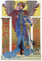 Decor Poster.Home design.Room decoration.Early Bicycle.Vintage Art Nouveau.6987 - £14.28 GBP+