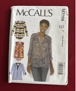 McCall&#39;s M7094 Tops w Front Bands, Pleated Front, Back Gathers Sz 4-14 U... - $7.91