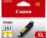 Canon CLI-251XL Genuine Yellow Ink Tank, Compatible with MG6320, IP7220 ... - $24.50