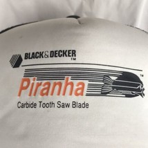 Black &amp; Decker Piranha Saw Blade Hat Baseball Cap Mesh Tools Carpenter V... - £10.23 GBP