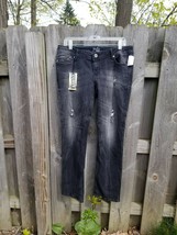 Jade 13/14 Distressed Black Skinny Jeans - $30.39