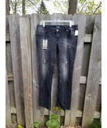 Jade 13/14 Distressed Black Skinny Jeans - £23.84 GBP