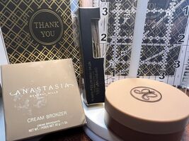 Both Anastasia Beverly Hills Cream Bronzer Hazelnut 1oz +BROW GEL - $17.07