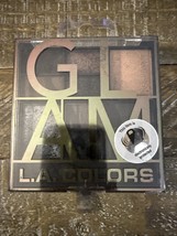 LA Colors Glam Eyeshadow And Highlight Pallet Cool Glam DAMAGED - $12.01 CAD