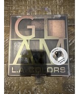 LA Colors Glam Eyeshadow And Highlight Pallet Cool Glam DAMAGED - $11.93 CAD