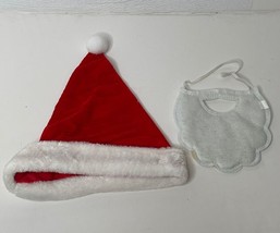 Spritz Santa Set Christmas Hat Beard Dress Up Costume Holiday Costume - $14.99