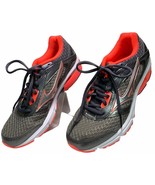 Womens MIZUNO Wave Running Shoes Sneakers Gray Orange Mint Cond. Size 8 - £43.03 GBP