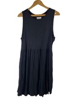 Maurices 24/7 0X Dress Black Knit Casual Everyday Sleeveless Pockets XL 1X - £26.27 GBP