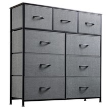 9-Drawer Dresser, Fabric Storage Tower For Bedroom, Nursery, Entryway, Closets,  - £104.38 GBP