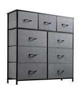 9-Drawer Dresser, Fabric Storage Tower For Bedroom, Nursery, Entryway, C... - $129.99