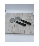 Set of 2 Ekco Pizza Cutter Blade 2 5/8&quot; Diameter 8&quot; USA Stainless Steel ... - £14.12 GBP