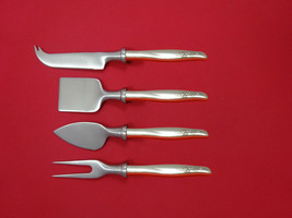 Sea Rose by Gorham Sterling Silver Cheese Serving Set 4pc HHWS  Custom - £202.29 GBP