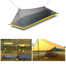 Ultralight Summer Mesh Camping Tent for Single Person - Mesh Body, Nylon... - £27.71 GBP