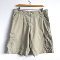 Patagonia 34 Shorts Cargo Pockets Cotton Outdoor Hiking Casual Belt Loops Flat - £28.69 GBP