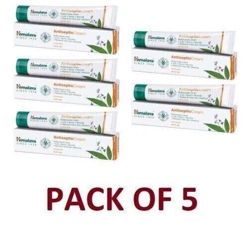 5 packs X Himalaya Herbals Antiseptic Cream 20 Grams Each FREE SHIP - $16.75
