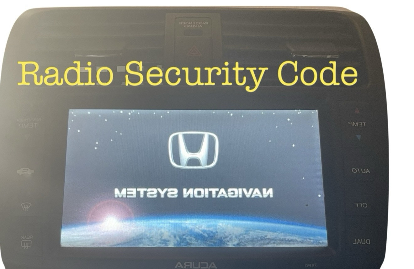 Acura Radio Code / We Need Serial Number - $0.99