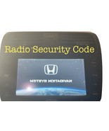 Acura Radio Code / We Need Serial Number - $18.44 MXN