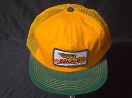 Vintage DEKALB SEED Patch Hat - Snapback Trucker Mesh Back Cap - ONE SIZ... - $24.73