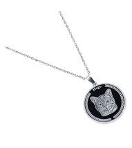 S925 Personalized Cat Picture Necklace for Girls - £87.88 GBP