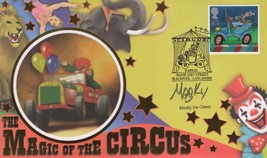 Mooky the clown blackpool juggler circus hand signed benham fdc 168880 p thumb200