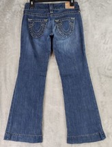 True Religion Candice Jeans Womens 29 Blue Denim Distressed Flared Pants - $27.71