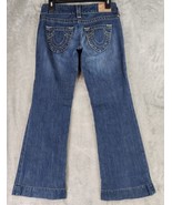 True Religion Candice Jeans Womens 29 Blue Denim Distressed Flared Pants - $27.71