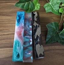 Hodge Podge Pen Blanks: Resin Swirl, Drop Technique, and Camouflage Pen ... - $34.99
