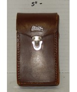 VINTAGE WALZ HARD LEATHER CASE for COLLAPSIBLE EXTERNAL FLASH B-BC TYPE - $20.77 CAD
