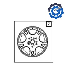 New OEM Mopar 16x6.5 Alum Wheel for 2004-2007 Chrysler Town &amp; Country 0X... - $6,633.15 MXN