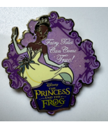 Disney Tiana Princess and the Frog Fairy Tales Can Come True Pin 2009 Li... - $907.85 MXN