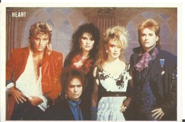 ⭕VTG card pocket calendar 1986 HEART Portugal group music singer - $73.65 MXN