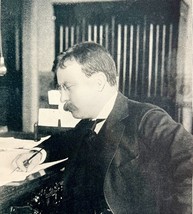 Theodore Roosevelt After McKinley&#39;s Death 1901 Print Presidential Victor... - $10.75