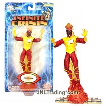 Year 2007 DC Series 2 Infinite Crisis 6.5 Inch Figure FIRESTORM with Flame Base - £35.23 GBP