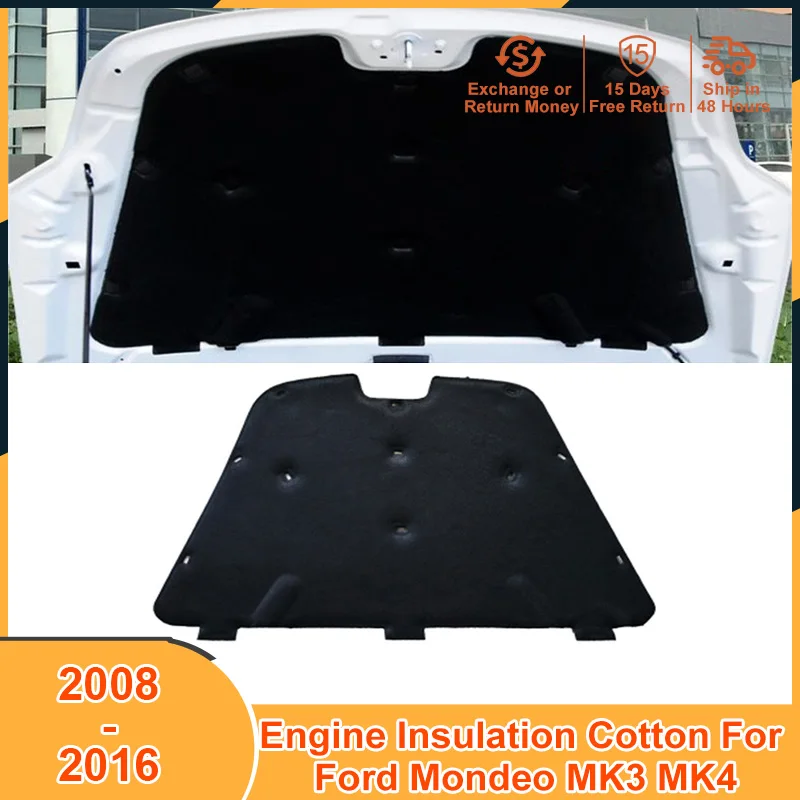 2008-2016 Heat Sound Insulation Cotton Pad for Ford Mondeo MK3 MK4 2008 2009 - £67.10 GBP