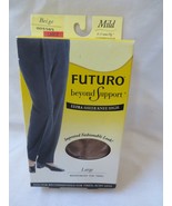 FUTURO  Ultra Sheer Knee Highs Mild Large Beige 1 Pair Compression - $10.00