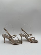 Women’s Badgley Mischka Zane Slingback Sandal Pumps Gold Size 5 - $44.54