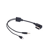 Aux Media Cable For Mercedes Benz C E Ml Gl For Samsung Htc Phone 50Cm - £18.43 GBP