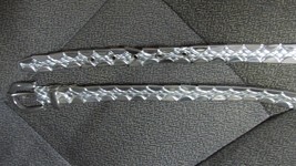&quot;&quot;SILVER BRAIDED BELT WITH METAL EDGES&quot;&quot; - SIZE SMALL - £7.04 GBP