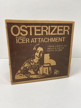 Vtg 1976 Oster Icer Attachment Avocado Green Model 435 Ice Crusher In Orig Box - £15.45 GBP