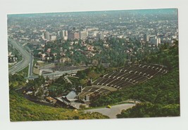 Postcard CA California Hollywood Bowl and Freeway 1961 Used Aerial View Chrome - £3.90 GBP